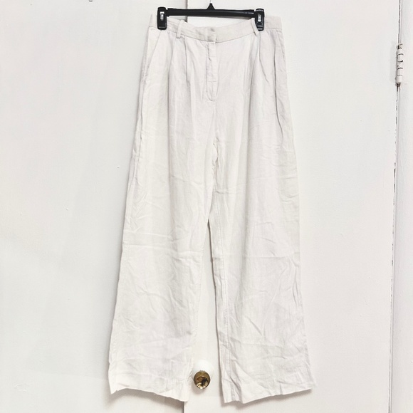 Abercrombie white linen pants - Picture 2 of 3